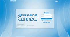 Desktop Screenshot of connect.childrenscolorado.org